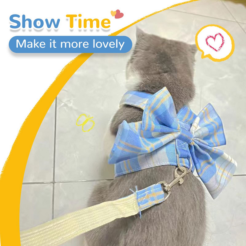 Lankas šunų petnešos Mielos petnešėlės naminiams gyvūnėliams su krūtinės juostele, traukimo virve Kačių šunims Drabužiai Naminių gyvūnėlių liemenė
