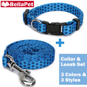 Set de lesă și zgardă pentru câini cu eliberare rapidă Lesă pentru câini Set zgardă și lesă pentru câini din nailon Produs pentru animale de companie Zgarda de câine de rupere Lesă de câine