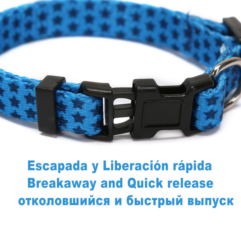 Set de lesă și zgardă pentru câini cu eliberare rapidă Lesă pentru câini Set zgardă și lesă pentru câini din nailon Produs pentru animale de companie Zgarda de câine de rupere Lesă de câine