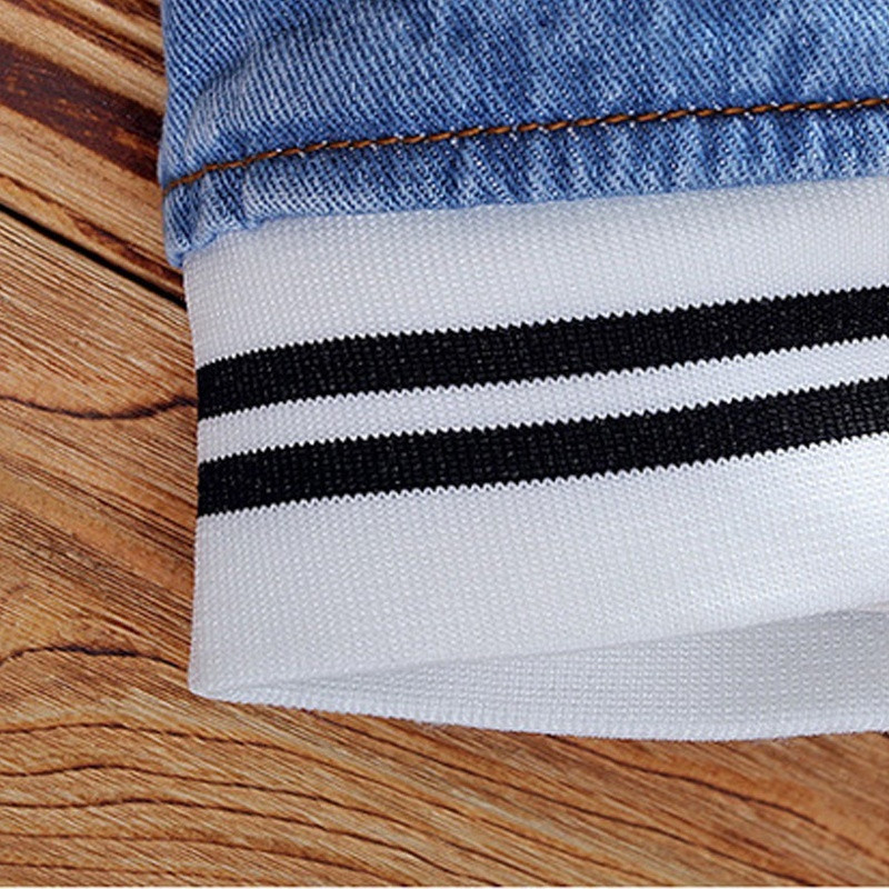 Meeste teksajakk 2023, uus kevadine vabaaja Slim Fit Stand krae Pilot lukuga jakid Meeste tänavarõivad Meeste lahtised teksamantlid