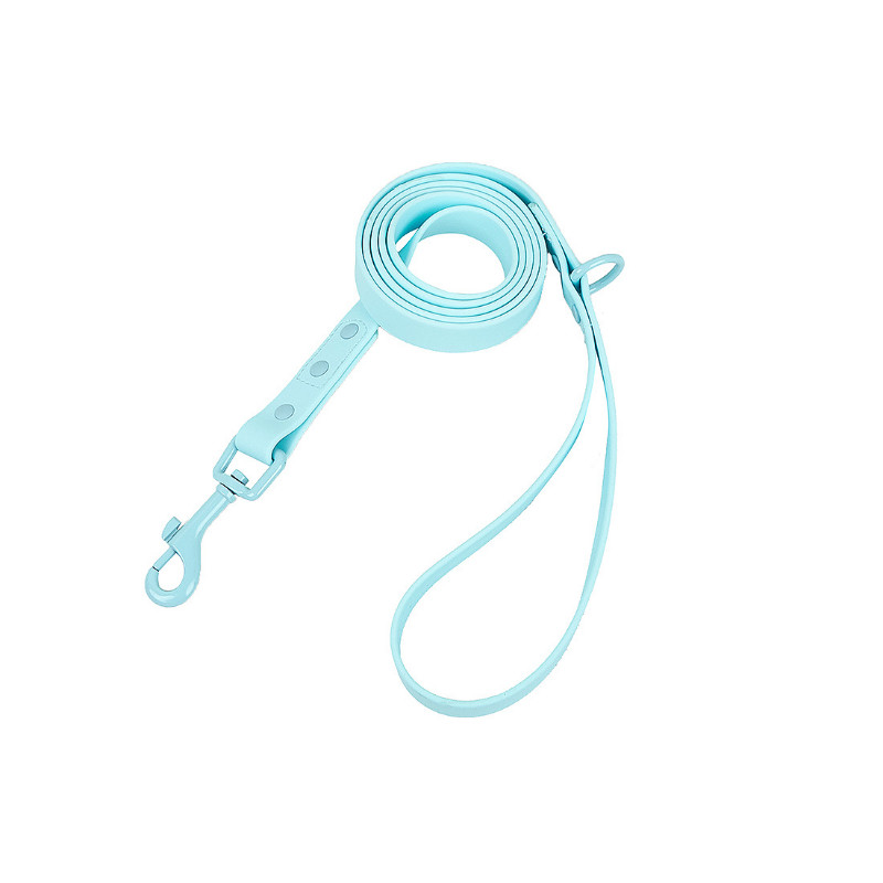 Πολυτελές γιακά σκυλιών και σετ λουριών PVC αδιάβροχο μωβ λουρί Ρυθμιζόμενο κολάρο για προμήθειες αξεσουάρ κατοικίδιων για μεσαίου μεγέθους σκύλους