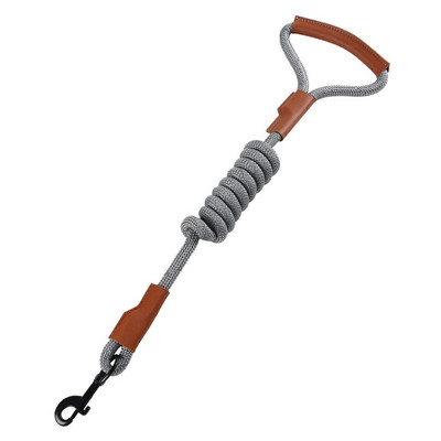 Povodnik za pse, za teške uvjete rada, podesivo uže za vuču, kožni povodac za hodanje s udobnom ručkom, zaštitni povodac za pse za hodanje