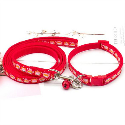 Μόδα κολάρο για σκύλους κατοικίδιων ζώων Σχοινί έλξης για κορίτσια Χαριτωμένα ρυθμιζόμενα περιλαίμια με καμπάνα για σκύλους γάτες Αξεσουάρ για κατοικίδια κουτάβι DIY