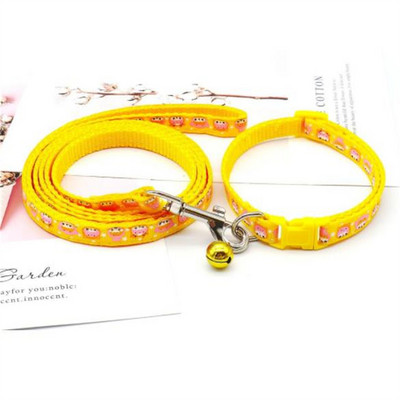 Μόδα κολάρο για σκύλους κατοικίδιων ζώων Σχοινί έλξης για κορίτσια Χαριτωμένα ρυθμιζόμενα περιλαίμια με καμπάνα για σκύλους γάτες Αξεσουάρ για κατοικίδια κουτάβι DIY