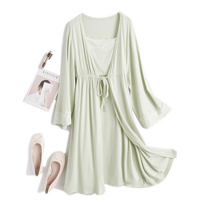 2 τμχ/Σετ Πυτζάμες εγκυμοσύνης Πυτζάμες Νοσηλευτικής Έγκυος Γυναίκα Σφεντίνα Θηλασμού Νυχτικό Γυναικείας Γυναικείας Εργασίας + Ρόμπα Τοκετού