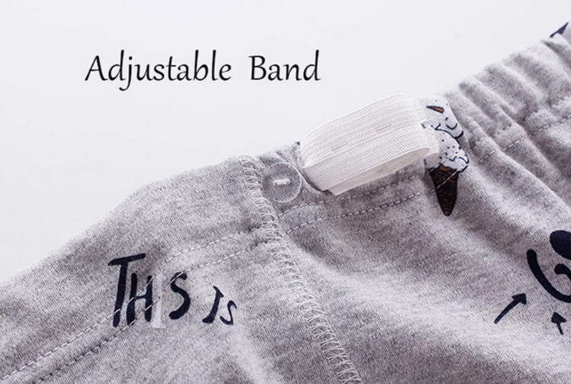 Γυναικεία Πυζόνια εγκυμοσύνης Βαμβακερό μπλουζάκι θηλασμού +Ρυθμιζόμενο παντελόνι έγκυο johns σετ πιτζάμες Νυχτικό Ρούχα