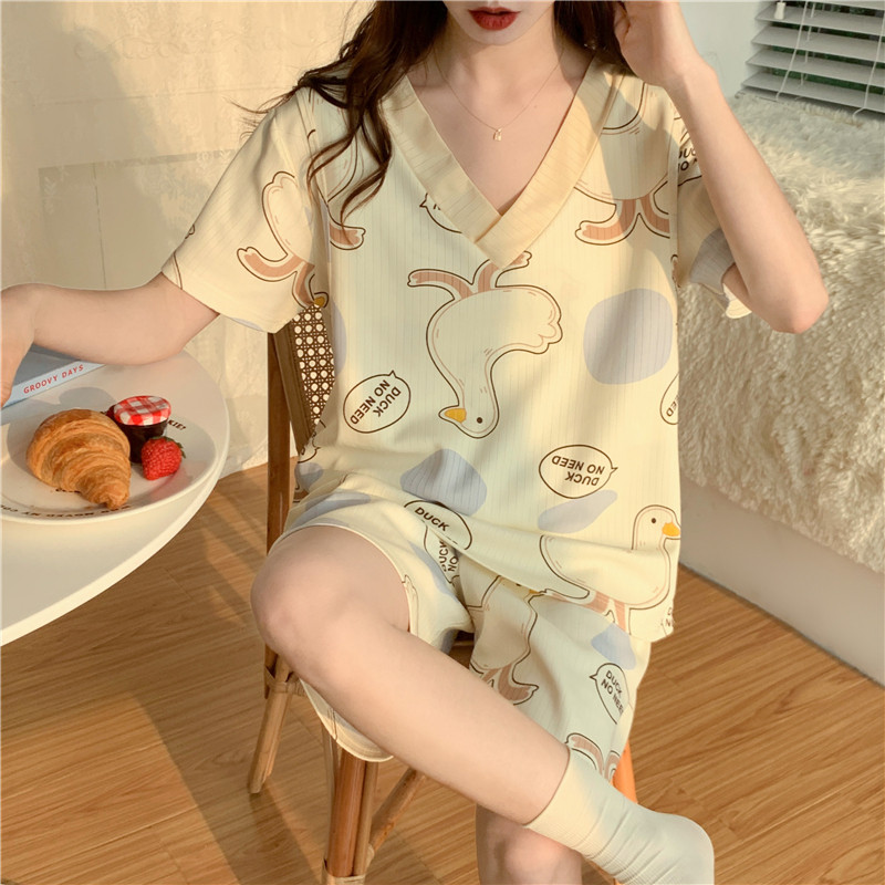 Καλοκαιρινά σετ γυναικείων ρούχων για θηλασμό 2023 Νέο σετ πιτζάμες με κοντομάνικο έγκυο σετ casual μαμά που θηλάζει πιτζάμα Ρούχα εγκυμοσύνης