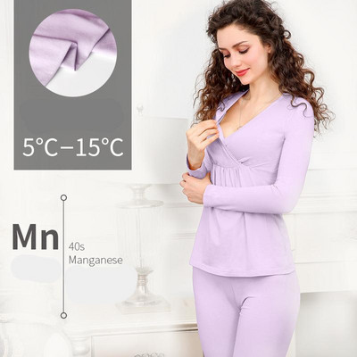 Πιτζάμες εγκυμοσύνης κοστούμια πιτζάμα εγκυμοσύνης Νυχτικό νοσηλείας για έγκυες γυναίκες Νυχτικά ρούχα μετά τον τοκετό