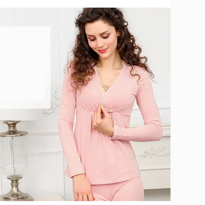 Πιτζάμες εγκυμοσύνης κοστούμια πιτζάμα εγκυμοσύνης Νυχτικό νοσηλείας για έγκυες γυναίκες Νυχτικά ρούχα μετά τον τοκετό