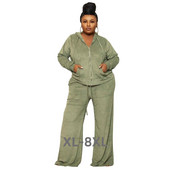 Dámsky zamatový set plus size, dvojdielny, s krátkym rukávom, módny rovný oblek a tepláková bunda, veľkosť 3xl 4xl 5xl 6xl