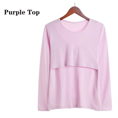 Γυναικεία μητρότητα Κορυφαία Πυζάμες Θηλασμού Πυτζάμες Εσωτερικά Βαμβακερά αναπνεύσιμα T-shirt Νέο 2023 Pregnancy Mujer