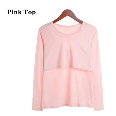 Γυναικεία μητρότητα Κορυφαία Πυζάμες Θηλασμού Πυτζάμες Εσωτερικά Βαμβακερά αναπνεύσιμα T-shirt Νέο 2023 Pregnancy Mujer