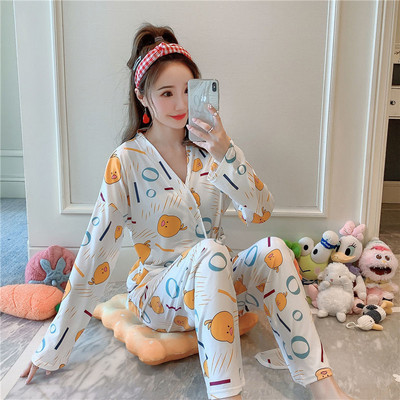 Set de pijamale pentru femei însărcinate de dimensiuni plus mari, pentru sarcină, primăvară, toamnă, haine de izolare pentru alăptarea postpartum, alăptarea