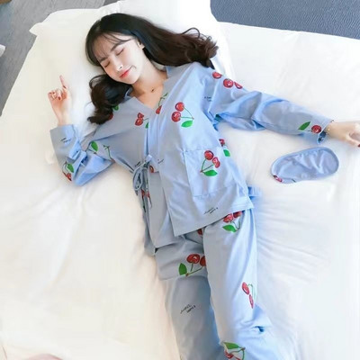 Set de pijamale pentru femei însărcinate de dimensiuni plus mari, pentru sarcină, primăvară, toamnă, haine de izolare pentru alăptarea postpartum, alăptarea