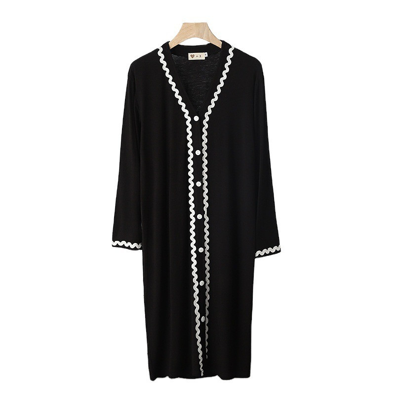 Φόρεμα εγκυμοσύνης Νυχτικό με κουμπιά για έγκυες γυναίκες που θηλάζουν Πυτζάμες φόρεμα εγκυμοσύνης Plus Size 2022