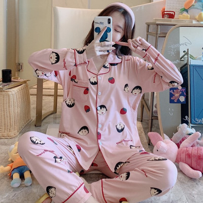 Λεπτό βαμβακερό κοστούμι ύπνου νοσηλευτικής εγκυμοσύνης για το σπίτι Ρούχα για έγκυες καλοκαιρινές πιτζάμες εγκυμοσύνης S0702