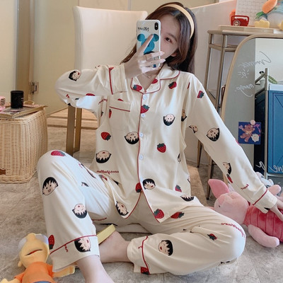 Λεπτό βαμβακερό κοστούμι ύπνου νοσηλευτικής εγκυμοσύνης για το σπίτι Ρούχα για έγκυες καλοκαιρινές πιτζάμες εγκυμοσύνης S0702