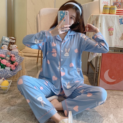 Λεπτό βαμβακερό κοστούμι ύπνου νοσηλευτικής εγκυμοσύνης για το σπίτι Ρούχα για έγκυες καλοκαιρινές πιτζάμες εγκυμοσύνης S0702