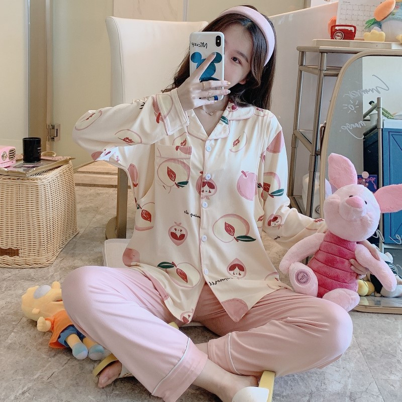 Λεπτό βαμβακερό κοστούμι ύπνου νοσηλευτικής εγκυμοσύνης για το σπίτι Ρούχα για έγκυες καλοκαιρινές πιτζάμες εγκυμοσύνης S0702