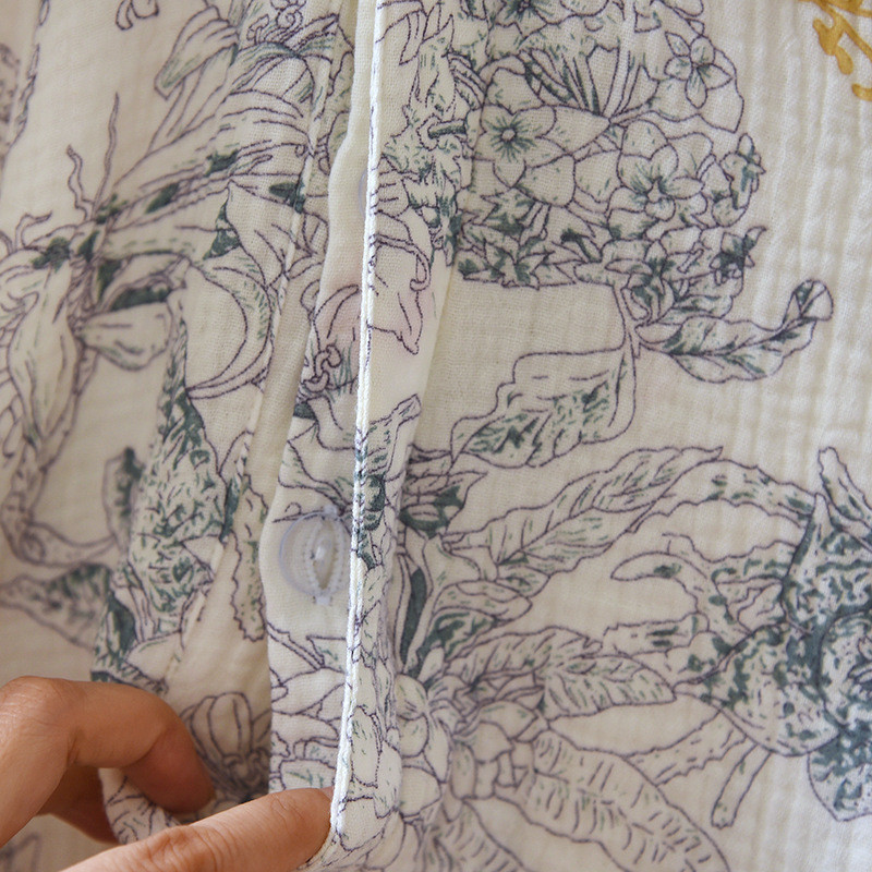 Tifon din bumbac Lenjerie de noapte pentru alăptare de maternitate Lenjerie de noapte pentru femeile însărcinate Costume de pijama de sarcină 2023 haine noi