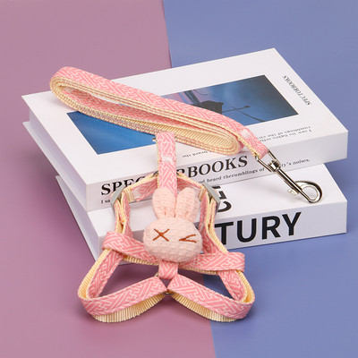 Χαριτωμένο κουνέλι, ρυθμιζόμενο λουρί για σκύλο, κολάρο λουριών από λουρί Arnes Perro, γιλέκο στήθους, χωρίς διάλειμμα, Perros Accesorios Αντικείμενο για κατοικίδια Περπάτημα