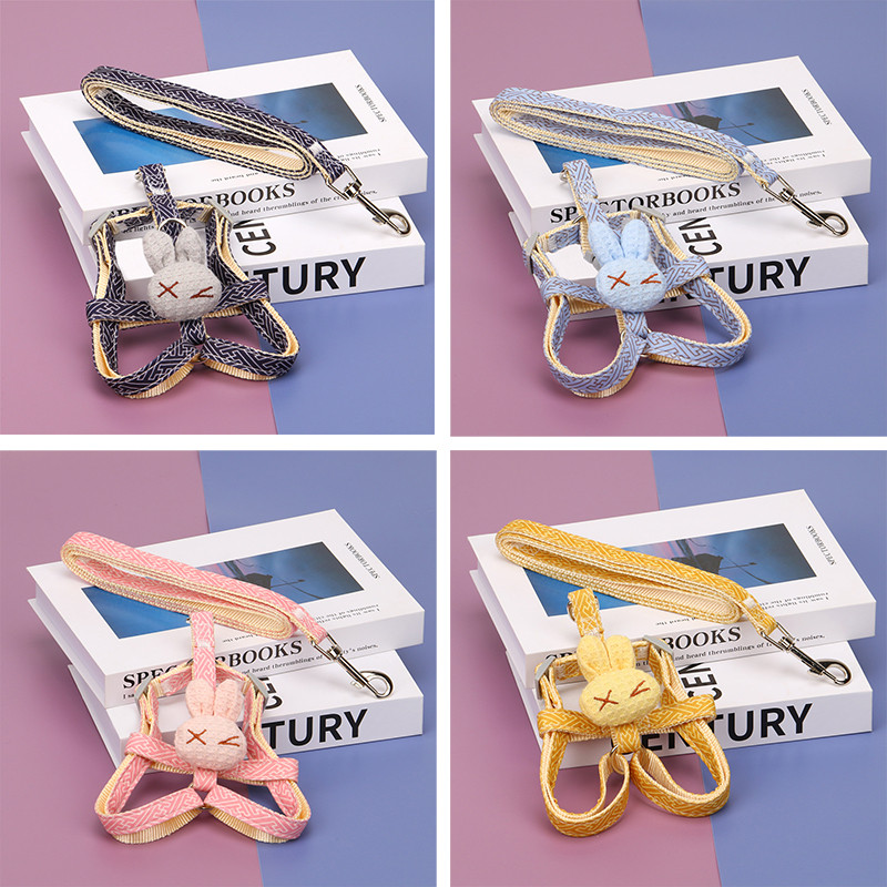 Χαριτωμένο κουνέλι, ρυθμιζόμενο λουρί για σκύλο, κολάρο λουριών από λουρί Arnes Perro, γιλέκο στήθους, χωρίς διάλειμμα, Perros Accesorios Αντικείμενο για κατοικίδια Περπάτημα