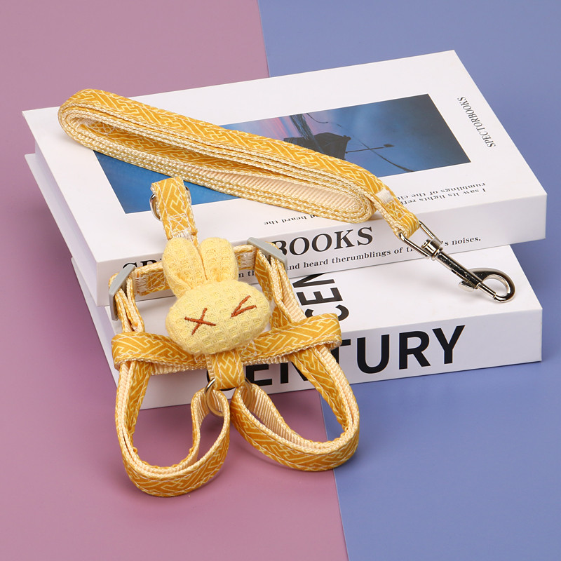 Χαριτωμένο κουνέλι, ρυθμιζόμενο λουρί για σκύλο, κολάρο λουριών από λουρί Arnes Perro, γιλέκο στήθους, χωρίς διάλειμμα, Perros Accesorios Αντικείμενο για κατοικίδια Περπάτημα