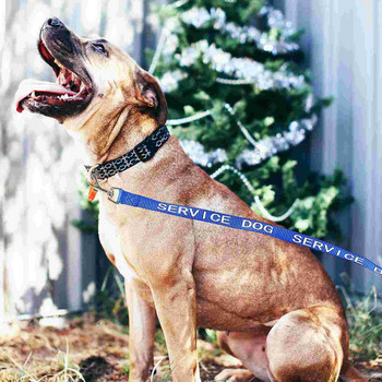 Каишка за служебно куче Многофункционално кученце Удобен аксесоар за въже за домашни любимци Устойчив на износване Преносим голям