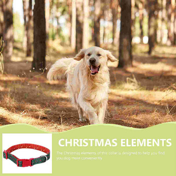 Κομψό κολάρο σκύλου Άνετο κολάρο σκύλου Χριστουγεννιάτικο κολάρο για κουτάβι με λαιμόκοψη