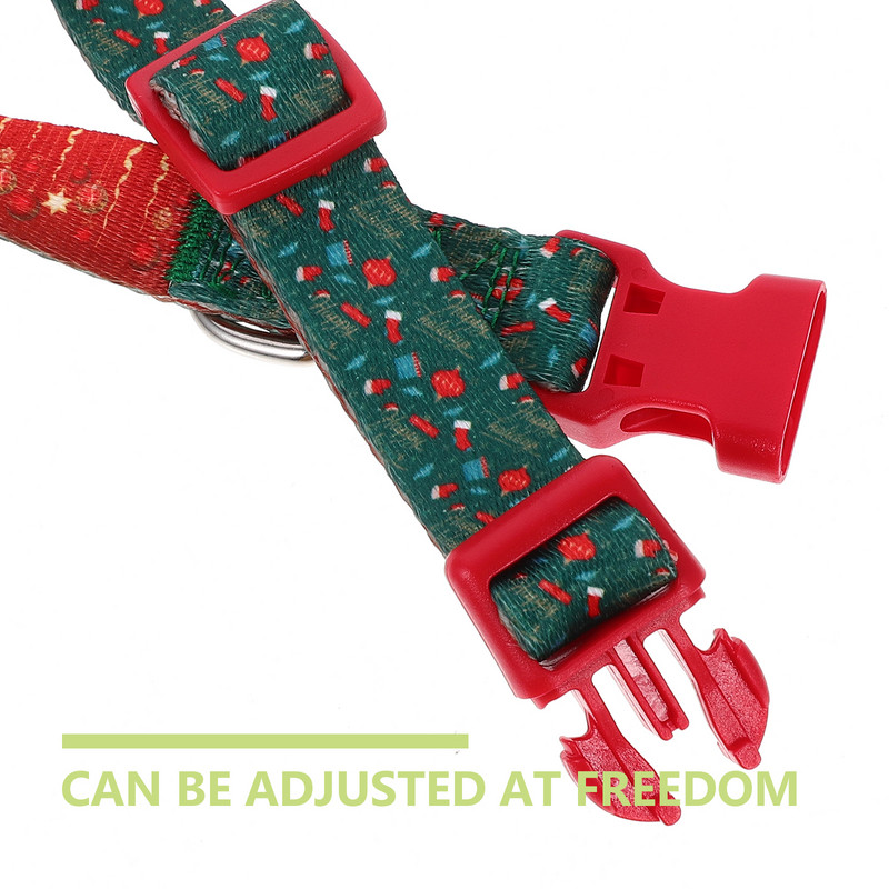 Guler elegant pentru caine Guler confortabil pentru caine Decor pentru gatul catelului Guler de Craciun