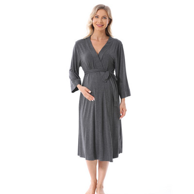 Ρόμπα πιτζάμες εγκυμοσύνης Ένδυση εγκύων για το σπίτι Νοσηλευτικά Πυζά νυχτικά Ropa Mujer Embarazada Premama