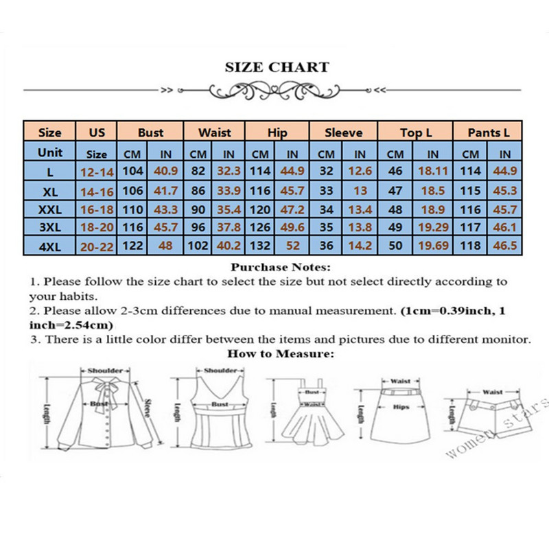 Wmstar Plus Size 2 Piece Outfits Γυναικείες Καλοκαιρινή συμπαγής επίδεσμος Crop Top Print Φαρδύ παντελόνι ασορτί σετ χονδρικής Dropshipping