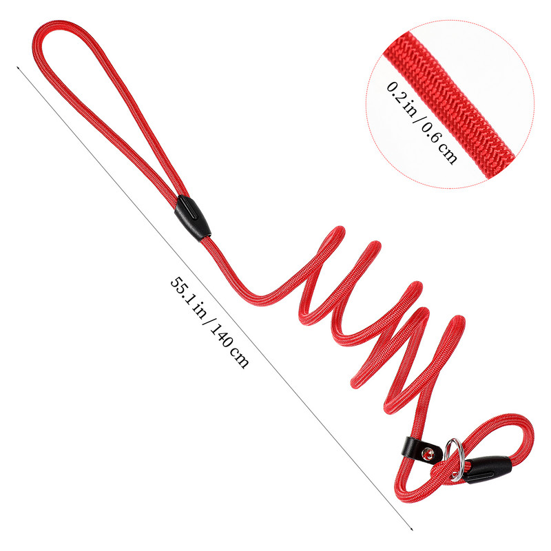 Lese Câini de rasă mare Rechizite Leads Curtea Frânghie Plimbare Cățeluș Antrenament Pet