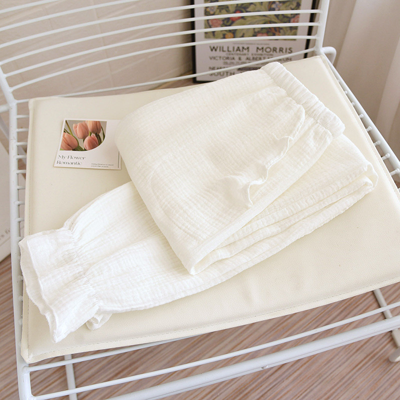 Άνοιξη και καλοκαίρι 2023 νέο ιαπωνικό γυναικείο παντελόνι για το σπίτι παντελόνι 100% βαμβακερό χρώμα πιτζάμες λεπτό φαρδύ παντελόνι παντελόνι πιτζάμα