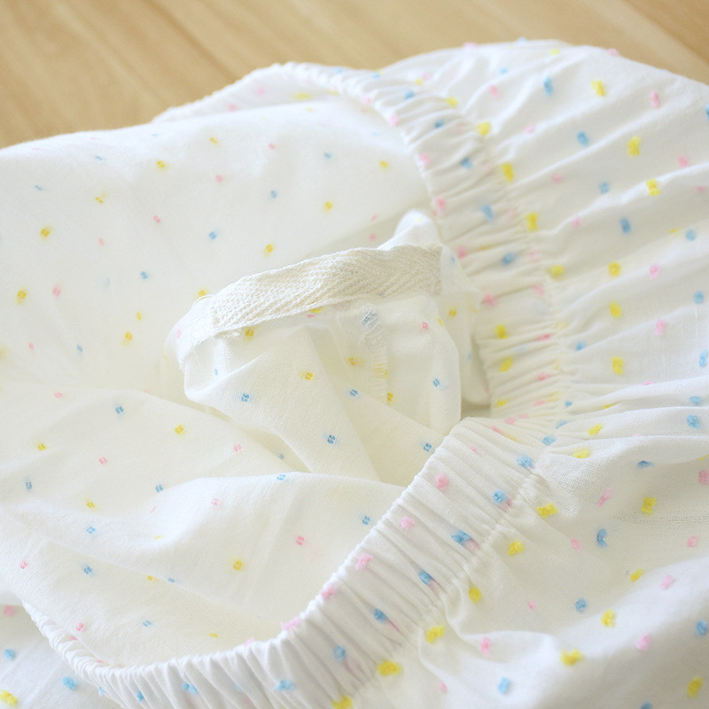 Νέα ανοιξιάτικη και καλοκαιρινή γυναικεία λεπτή 100% βαμβακερή γάζα διπλής στρώσης πιτζάμες μακρυμάνικο παντελόνι κοστούμι δύο τεμαχίων home service