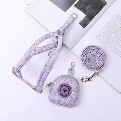 Σετ λουριών με λουριά λουλουδιών λουλουδιών για σκύλους λουλουδάτο λουλούδι με λουλούδια λουλουδιών λουλουδιών λουλουδιών λουλουδιών λουλουδιών με ρυθμιζόμενο μέγεθος για μικρούς μεσαίους σκύλους Γάτες Αξεσουάρ κουταβιών