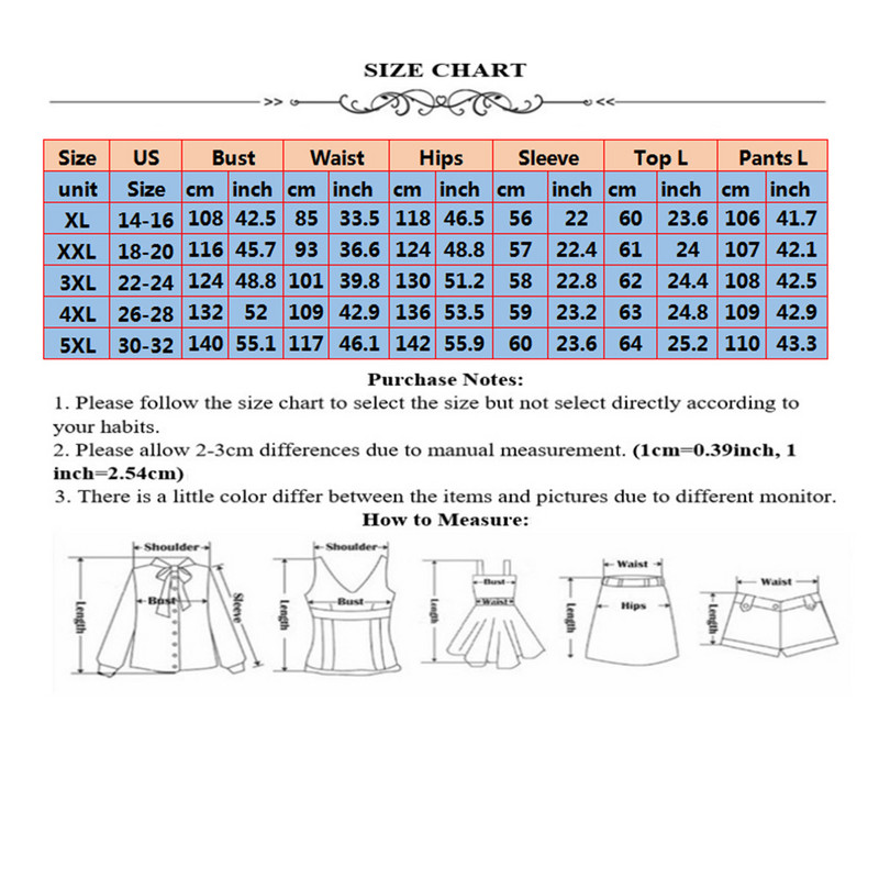 Wmstar Plus Size Σετ δύο τεμαχίων Γυναικεία μόδα Μασίφ στρογγυλό γιακά μισά μανίκια Γυναικεία ρούχα Χονδρική Dropshipping