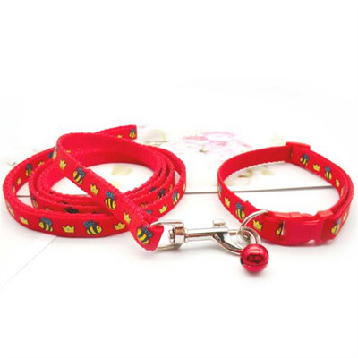 Lemmiklooma kaelarihm Veoköis Mesilasekroon muster Multikas armas kelluke reguleeritavad kaelarihmad koerale kassi kutsikale kassipoegale isetegemise lemmikloomade tarvikud