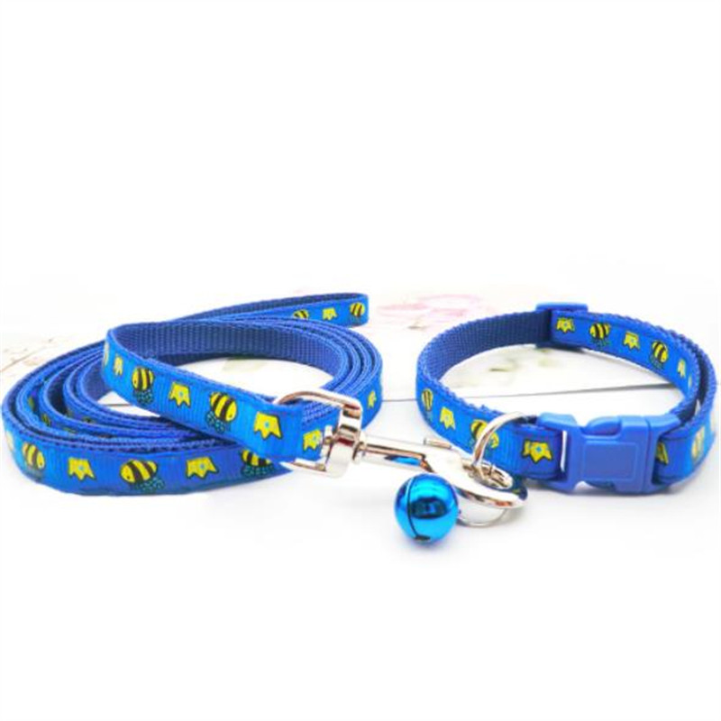 Lemmiklooma kaelarihm Veoköis Mesilasekroon muster Multikas armas kelluke reguleeritavad kaelarihmad koerale kassi kutsikale kassipoegale isetegemise lemmikloomade tarvikud