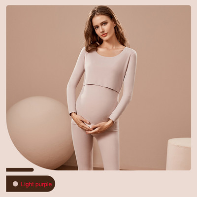 Emotion Moms Νέα Πυτζάμα Θηλασμού Βαμβακερή Μακρυμάνικη Πιτζάμες εγκυμοσύνης Σετ Νυχτερινή Πυτζάμες Εγκυμοσύνης Πιτζάμες Φθινοπώρου