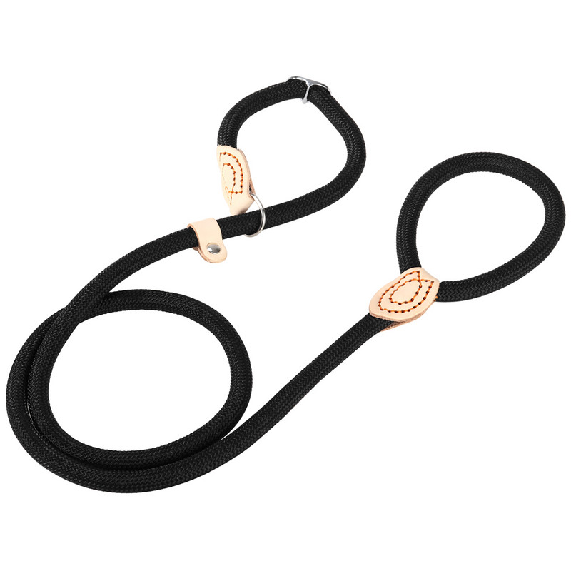 1 λουρί, ανθεκτικό νάιλον σχοινί εκπαίδευσης, κολάρο με λουρί εκπαίδευσης, λουρί σχοινιού ορειβασίας για κατοικίδια σκύλους εξωτερικού χώρου