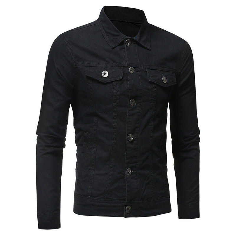 Ανδρικό casual Retro Washed Denim Top Φθινοπωρινή τάση χαλαρό μεγάλου μεγέθους τζιν μπουφάν ανδρικό μπουφάν με εργαλεία ανδρικό μπουφάν