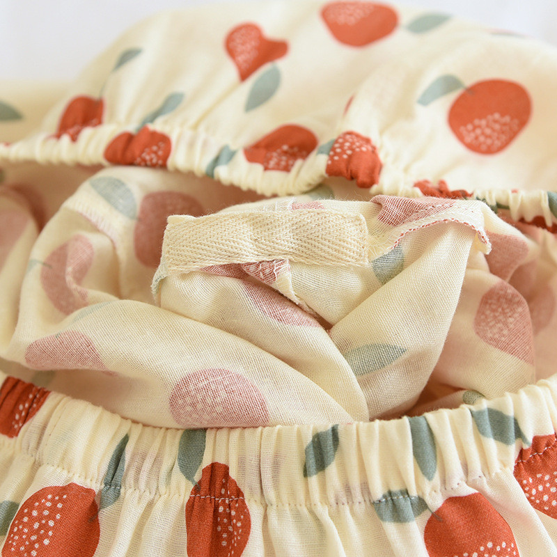 Új tavaszi és őszi női pizsama hosszú ujjú nadrág öltöny pamut géz csipkegallér légáteresztő otthoni szerviz kétrészes szett