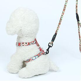 Αξεσουάρ σκύλου Λουρί Σκύλου Ρυθμιζόμενος ιμάντας καλωδίωσης Μαλακό νάιλον Μολύβδινο φανελάκι εκπαίδευσης για το γαλλικό μπουλντόγκ τσιουάουα