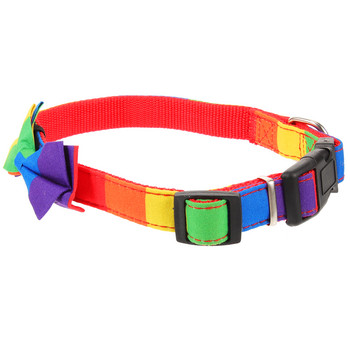 Rainbow Dog Collar Rainbow Pet Collar Dog Cat Collar Rainbow Decor Decoration Supply