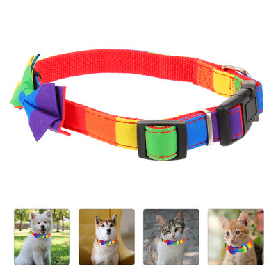 Guler pentru câine curcubeu Guler pentru animale de companie Curcubeu pentru câine, pisică, curcubeu, pentru decorațiuni pentru petreceri
