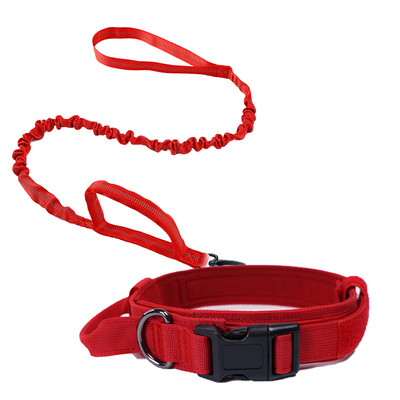 Στρατιωτικό τακτικό κολάρο σκύλου Ισχυρό λουρί κατοικίδιο ζώο Bungee Ανθεκτικά νάιλον κολάρα εκπαίδευσης για κατοικίδια με λαβή Μεγάλα σκυλιά γαλλικό μπουλντόγκ