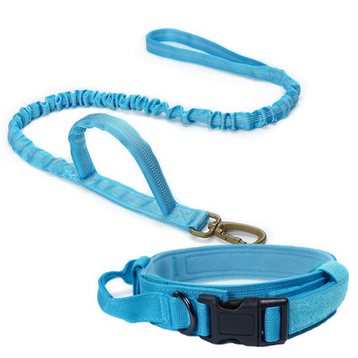 Στρατιωτικό τακτικό κολάρο σκύλου Ισχυρό λουρί κατοικίδιο ζώο Bungee Ανθεκτικά νάιλον κολάρα εκπαίδευσης για κατοικίδια με λαβή Μεγάλα σκυλιά γαλλικό μπουλντόγκ