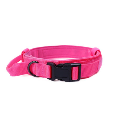 Στρατιωτικό τακτικό κολάρο σκύλου Ισχυρό λουρί κατοικίδιο ζώο Bungee Ανθεκτικά νάιλον κολάρα εκπαίδευσης για κατοικίδια με λαβή Μεγάλα σκυλιά γαλλικό μπουλντόγκ