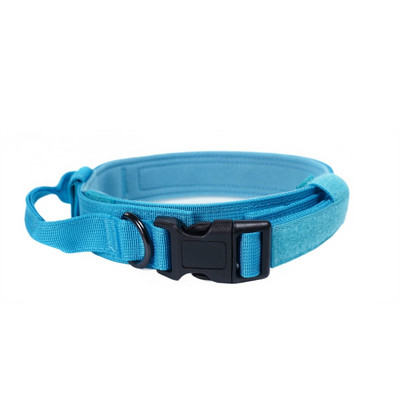 Στρατιωτικό τακτικό κολάρο σκύλου Ισχυρό λουρί κατοικίδιο ζώο Bungee Ανθεκτικά νάιλον κολάρα εκπαίδευσης για κατοικίδια με λαβή Μεγάλα σκυλιά γαλλικό μπουλντόγκ